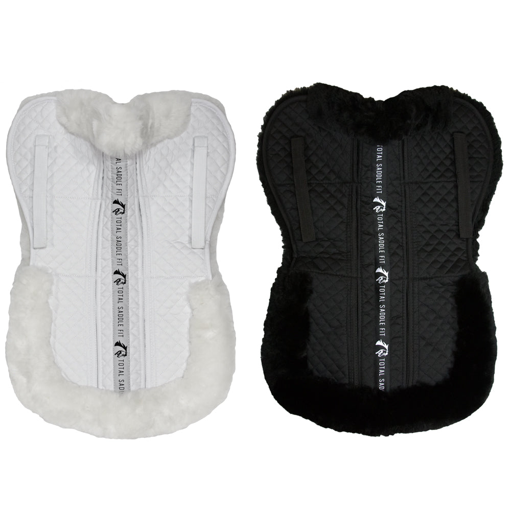 Six Point Saddle Pad - Sheepskin Half Pad